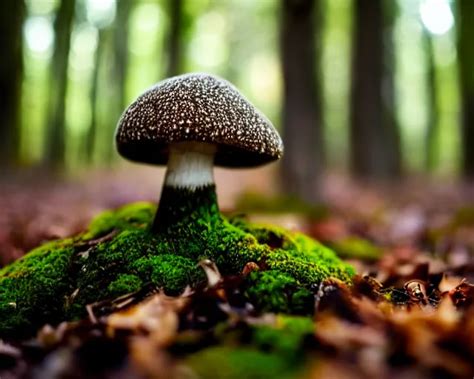 a mushroom in a forest, moss, autumn, warm colors, | Stable Diffusion | OpenArt