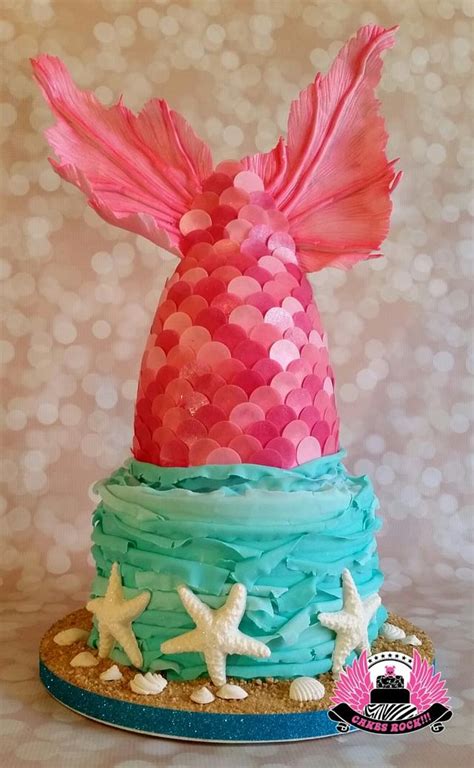 Mermaid Tail - Decorated Cake by Cakes ROCK!!! - CakesDecor