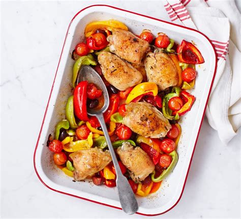 Chicken thigh traybake recipes - BBC Good Food