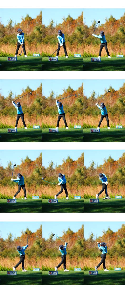 Impressionnant ! Le swing décortiqué de Charlie Woods image par image ...