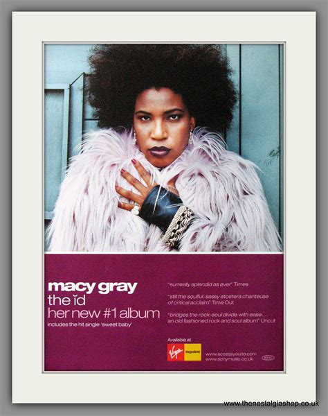 Macy Gray. The Id. Debut Album. 2001 Original Advert (ref AD54059) – The Nostalgia Shop