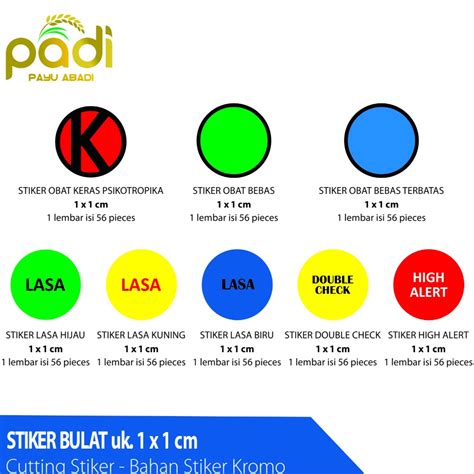 Jual Stiker Lasa | Stiker High Alert | Stiker Obat Keras Psikotropika | Stiker Obat Bebas ...