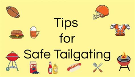 Tips for Safe Tailgating – Rebecca's Country Notes