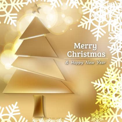 Gold Christmas Tree Background