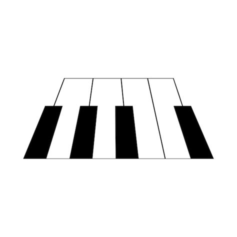 Premium Vector | Piano logo