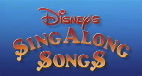 VIDEO: Bring Back The Nostalgia With Disney 'Sing-Along-Songs' and ...