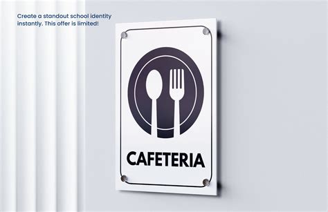 School Cafeteria Sign Template in Illustrator, Word, PNG, PSD - Download | Template.net