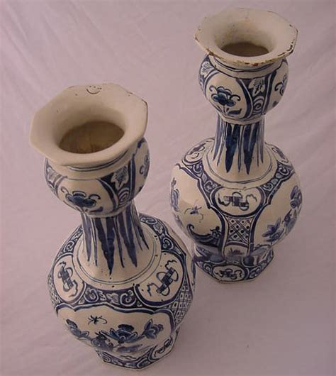 Delft Vases - Pair - Ceramics