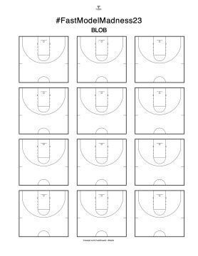 Printable Blank Diagram Sheets For Basketball Coaches-FastDraw