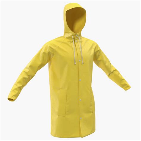 Raincoat Waterproof 3D Model $49 - .fbx .c4d .unitypackage .upk .max .ma .obj .gltf .blend .3ds ...
