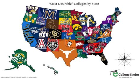 The Most Desirable College In Each State [MAP]