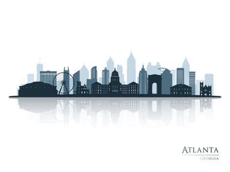 190+ Atlanta Skyline Stock Illustrations, Royalty-Free Vector Graphics ...