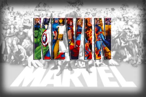 MARVEL NAME Customized Name Wall Art, Custom Name Art, Digital Name, Superhero Name ...