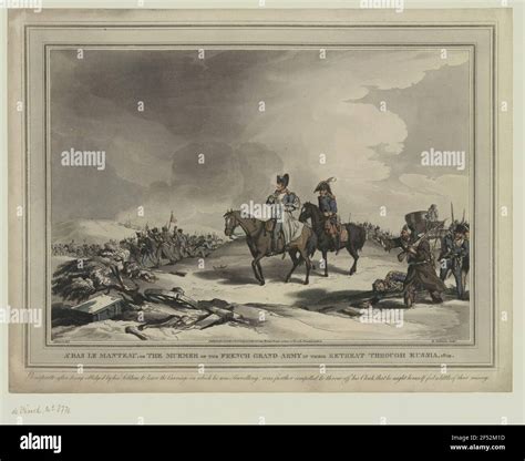 Napoleon's retreat from Russia Stock Photo - Alamy