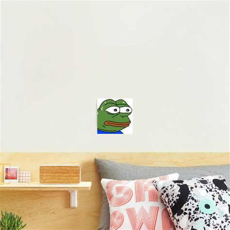 "monkaS Twitch Emote" Photographic Print for Sale by mattysus | Redbubble