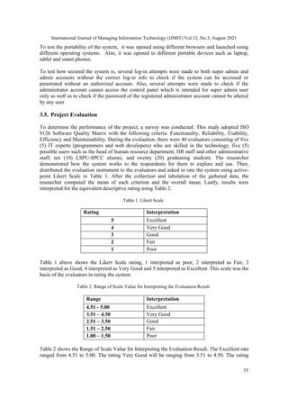 IMPLEMENTATION OF DECISION SUPPORT PERSONNEL RECRUITMENT SYSTEM FOR LAGUNA STATE POLYTECHNIC ...