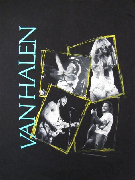 1988 VAN HALEN OU812 World Tour M L by QuiteNiceVintage on Etsy