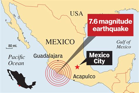 At least one dead from powerful Mexico earthquake