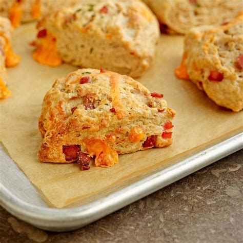 Ham & Cheese Scones Recipe - EatingWell