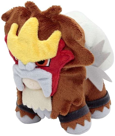 Pokemon Entei Exclusive 6 Poke Doll Plush Pokemon Center - ToyWiz