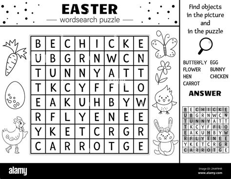 Vector Black And White Space Wordsearch Puzzle For Ki - vrogue.co
