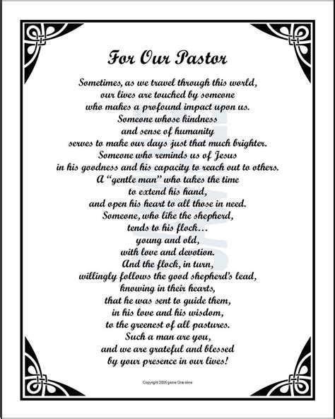 Gift for Our Pastor DIGITAL DOWNLOAD Pastor Poem Pastor - Etsy Australia