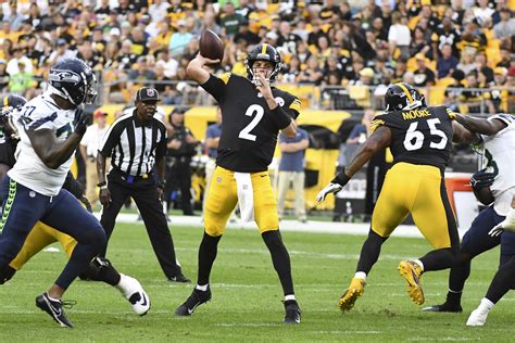 Steelers QB Rudolph upbeat despite seemingly long odds | AP News