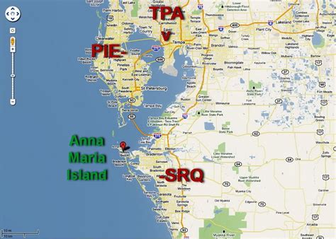 Map Of Florida Showing Anna Maria Island – The World Map