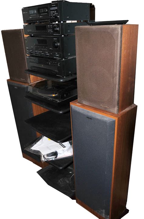 Sony Component Stereo System Includes CD Player, Turntable, Speakers ...