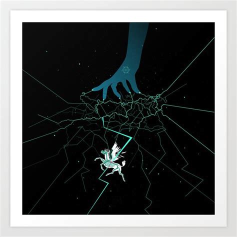 Constellation of Pegasus Art Print by chyworks | Society6