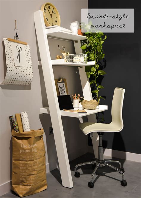 Styling at Dwell | Desks for small spaces, Office desk decor, Diy computer desk