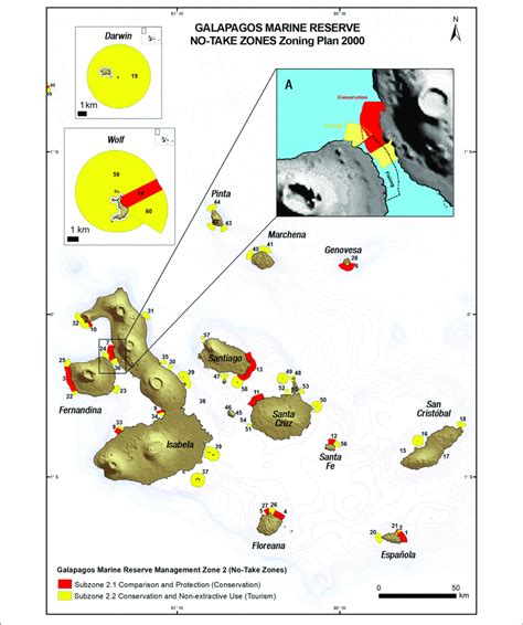 | Map of the Galapagos Marine Reserve Zoning Plan 2000 for No-Take... | Download Scientific Diagram