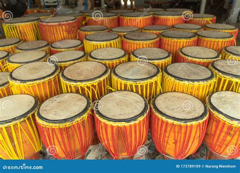 Long Drum Thai Is An Instrument That Causes Rhythm And Fun Isolated On ...