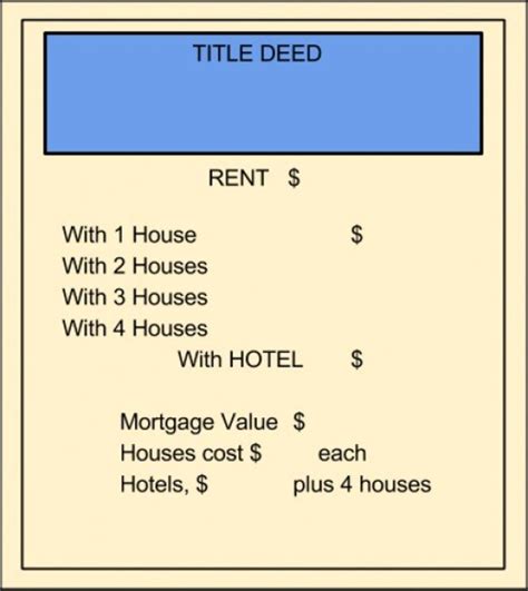 Monopoly Property Cards Template - Sarseh.com