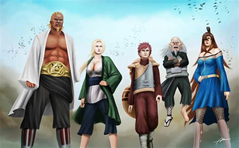 The five Kage by Abremson on DeviantArt