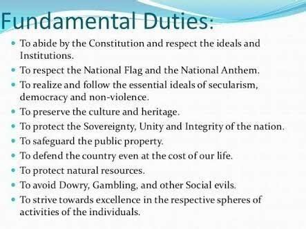 Fundamental duties must be enforced, says plea in Supreme Court: - INSIGHTS IAS - Simplifying ...