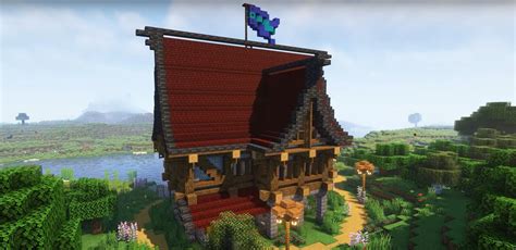 Minecraft Medieval Town Hall Ideas and Design