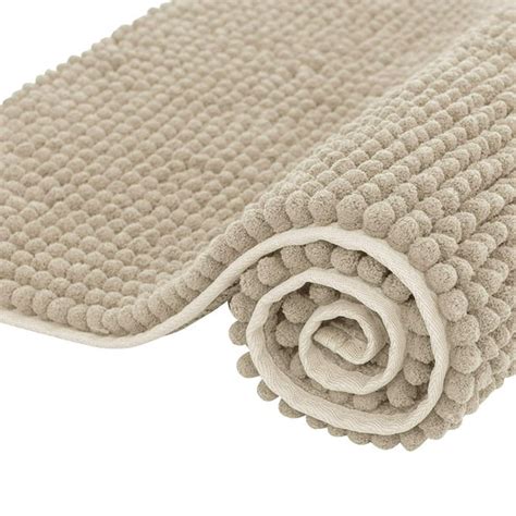 Subrtex Washable Bath Rugs Non-Slip Absorbent Bathroom Mats Extra Soft ...