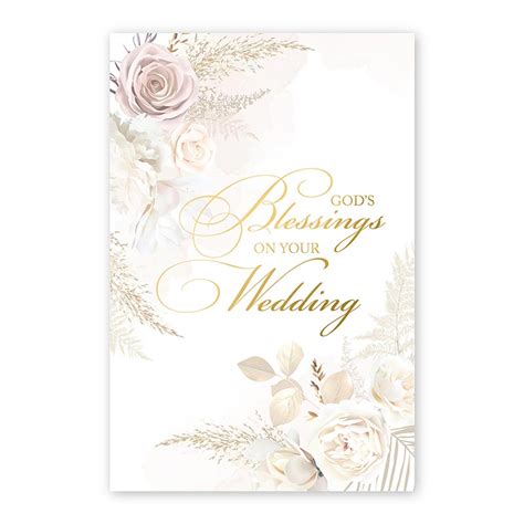 God's Blessings - Wedding Card - [Wholesale]Christian Brands Catholic