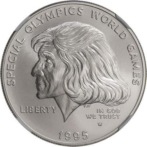 Value of 1995 $1 Special Olympics Silver Coin | Sell Coins