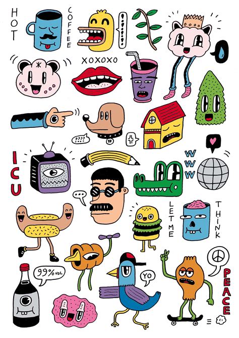 Another board of funny doodles in 2020 | Funny doodles, Character design, Graphic illustration