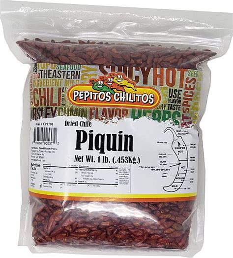 TOLUCA FOODS INC > Dried peppers - Chiles secos > Chile Piquin