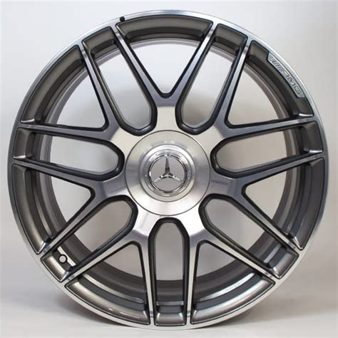 E63 AMG 20 inch forged rims E-Class 213 titanium grey matte genuine Mercedes-Benz | A21340130 ...