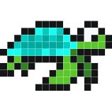 Cute Turtle Pixel Art Grid - Pixel Art Grid Gallery