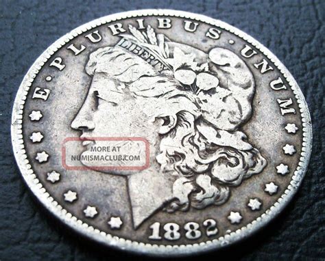 1882 Morgan Silver Dollar Coin