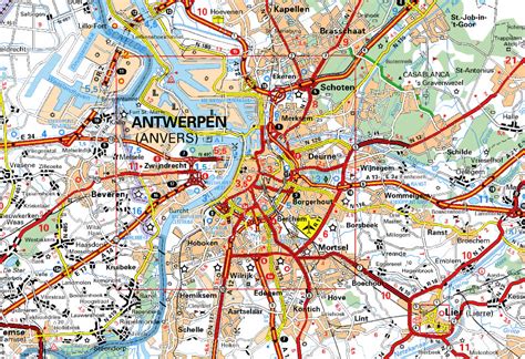 Antwerpen Map - Belgium