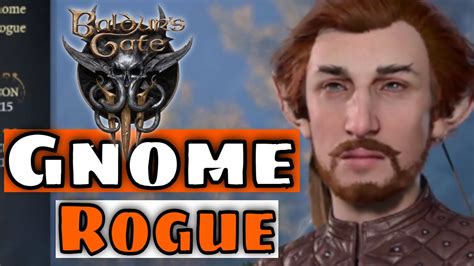 Baldur's Gate 3 Gnome Rogue - YouTube