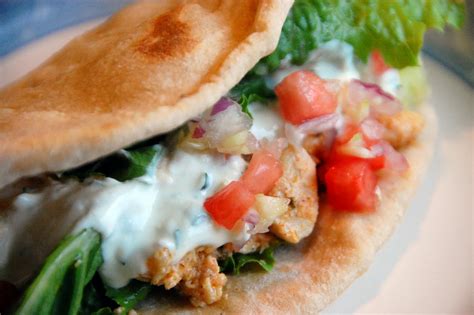 Barefoot and Baking: Chicken Shawarma Sandwich on Homemade Pita Bread