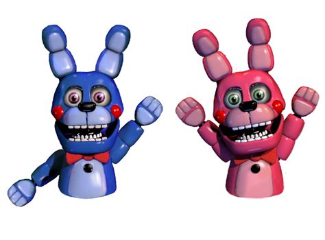 FNAF SL BonBon and Bonnet full bodies by Enderziom2004 on DeviantArt