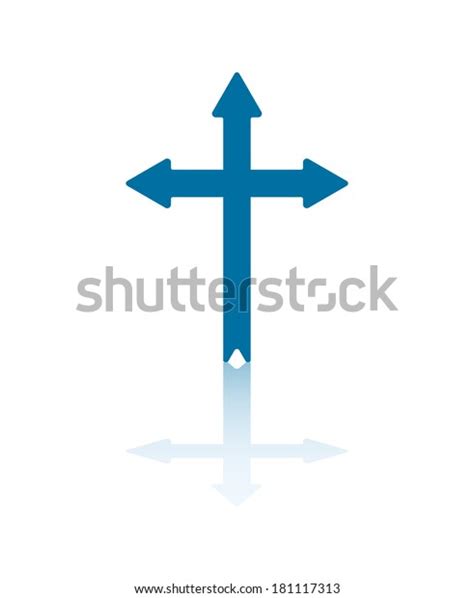 Three Arrowheads Shape Christs Cross Stock Vector (Royalty Free) 181117313 | Shutterstock